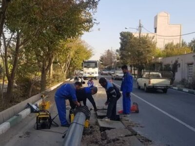 آغاز طرح آبرسانی به روستاهای بخش خاوران