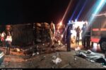 افزایش مصدومان واژگونی اتوبوس در محور اصفهان-نطنز