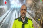 ­بارش شدید برف و باران منجر به مسدود شدن برخی از محورهای مواصلاتی کشور شد