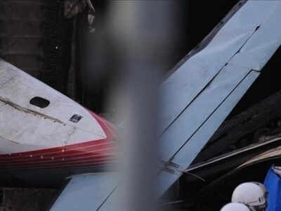 سقوط یک هواپیمای ربوده شده در فرودگاه لس آنجلس