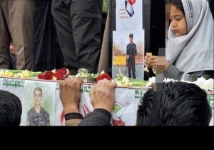 تشییع پیکر مدافع امنیت در رامهرمز