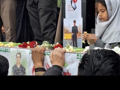 تشییع پیکر مدافع امنیت در رامهرمز