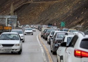 انسداد جاده چالوس برای تعمیرات