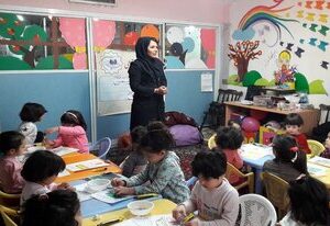 بازدید مدیرکل ارزیابی عملکرد از یک کودکستان در تهران