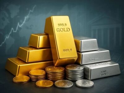 قیمت جهانی فلزات گرانبها به فاز صعودی برگشت؛ پیش بینی بهای انس طلا و نقره