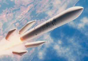 موشک سنگین آریان آماده پرتاب شد