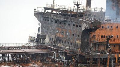 اولین تصاویر از حملات به کشتی‌ها در تنگه هرمز + تصاویر