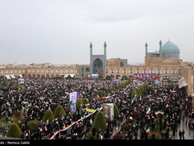 بیعت مردم با رهبر معظم انقلاب در راهپیمایی ‌قدس/ایران فریاد انتقام شد
