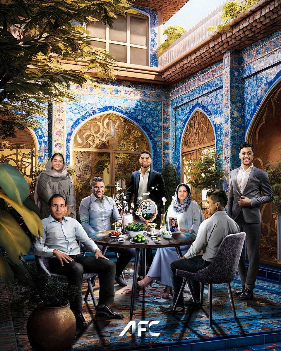 تبریک نوروزی AFC با تصویر علی دایی، مهدوی‌کیا و جهانبخش +عکس