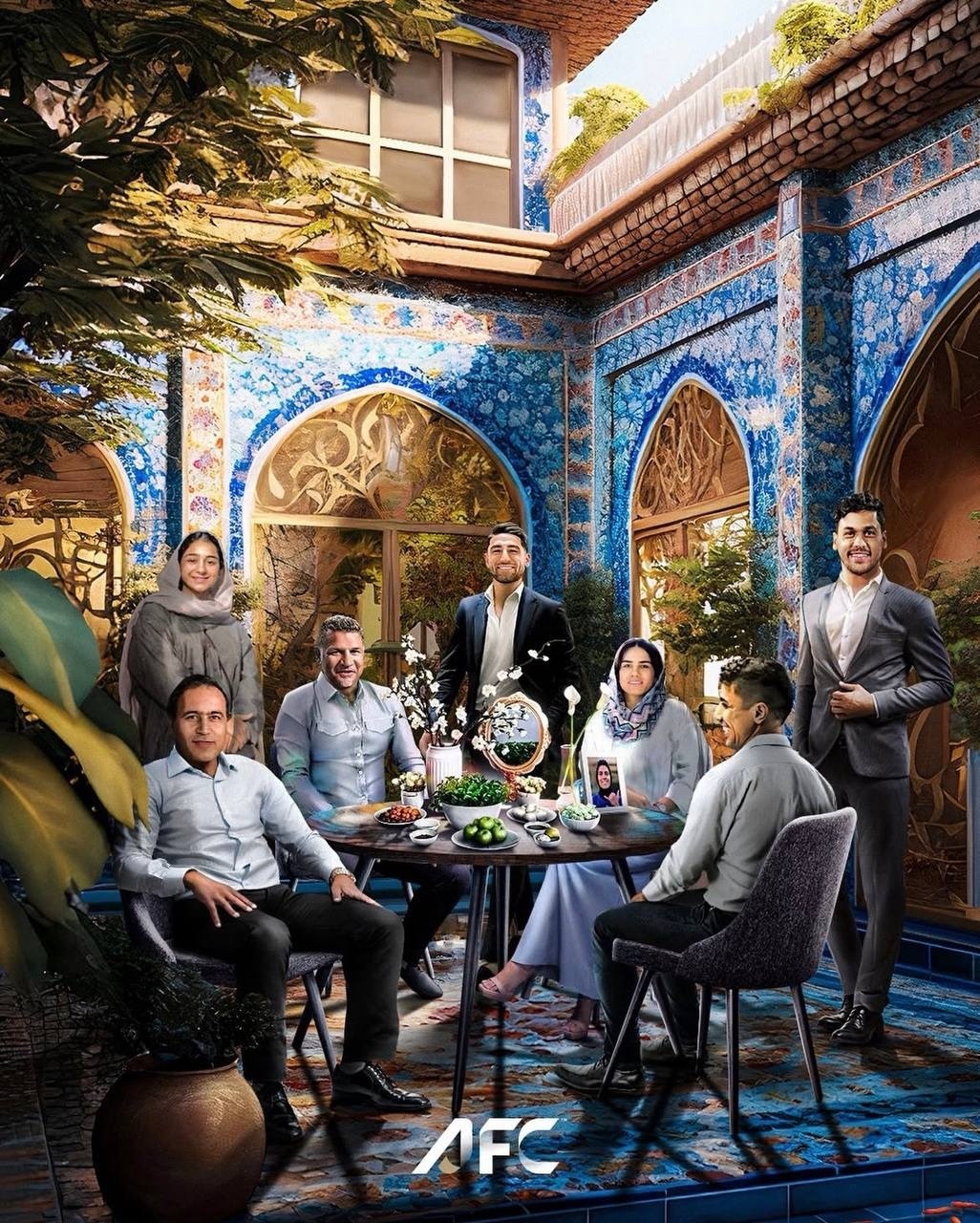 تبریک نوروزی AFC با حضور علی دایی