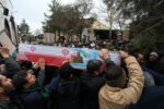 تشییع پیکر مطهر ۲ شهید حملات آمریکایی- صهیونی در همدان+ تصاویر