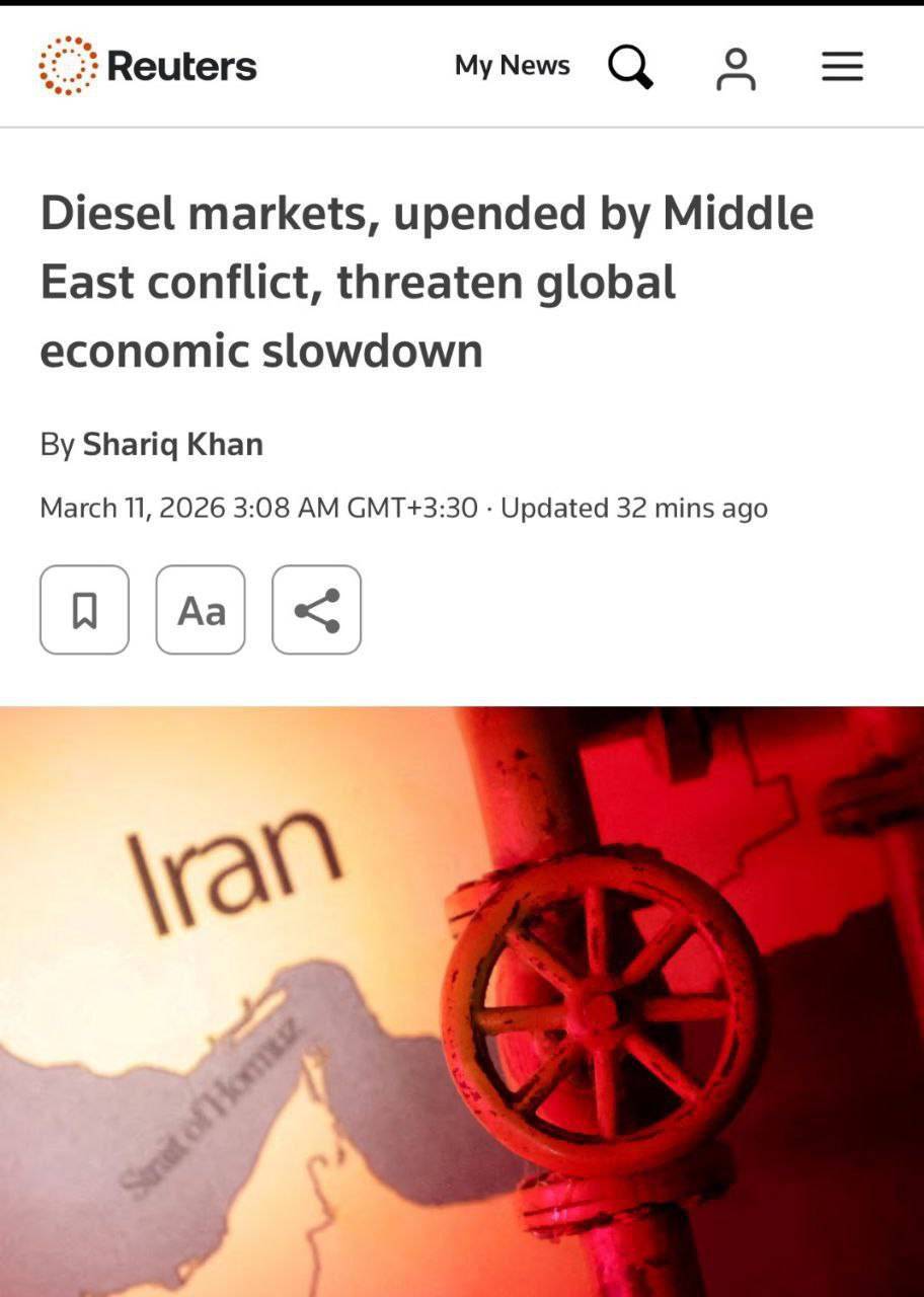 رشد ۵۵ درصدی قیمت گازوئیل در ۱۰ روز