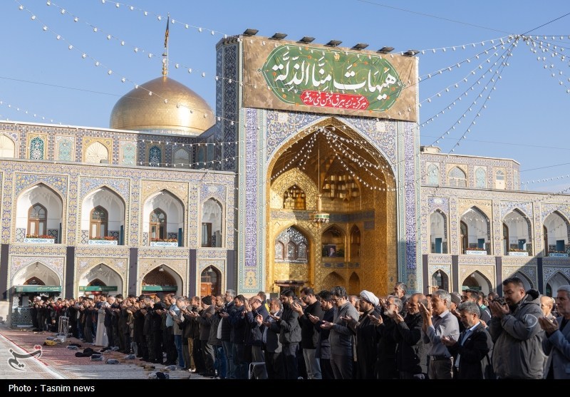 نماز عید فطر در حرم مطهر رضوی+تصاویر مشهد مقدس , اخبار مشهد , خراسان رضوی , اخبار استان خراسان رضوی ,