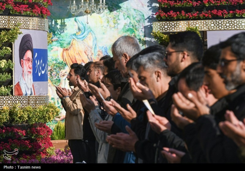 نماز عید فطر در حرم مطهر رضوی+تصاویر مشهد مقدس , اخبار مشهد , خراسان رضوی , اخبار استان خراسان رضوی ,