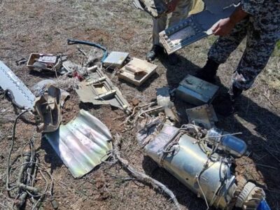 انهدام موشک کروز AGM/58_B اسرائیلی در غرب ایران + تصویر