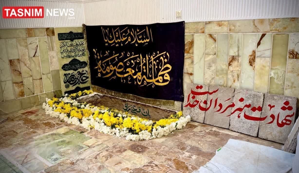 تشییع باشکوه فرمانده؛ پیکر شهید ‌موسوی در حرم حضرت معصومه آرام گرفت