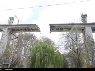 تصاویر پل B1 کرج پس از حمله آمریکایی ـ صهیونی