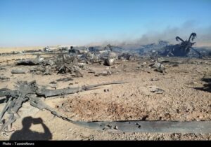 واقعه طبس تکرار شد/ تصاویر انهدام پرندههای متجاوز آمریکایی