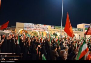 وداع با سیدالشهدای نیروهای مسلح در حرم امام زاده موسی مبرقع(ع)