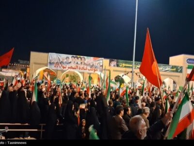 وداع با سیدالشهدای نیروهای مسلح در حرم امام زاده موسی مبرقع(ع)