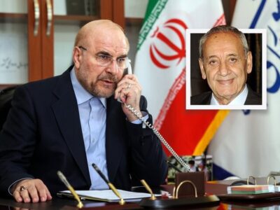 گفتگوی تلفنی قالیباف و نبیه بری