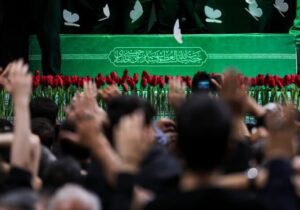 داغ بی‌تسلی در تشییع خامنه‌ای شهید