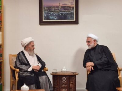 دیدار رئیس قوه قضاییه با آیت‌الله سبحانی