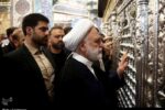 رئیس قوه قضاییه به قم سفر کرد/ زیارت‌ بارگاه مطهر کریمه اهل بیت(ع)
