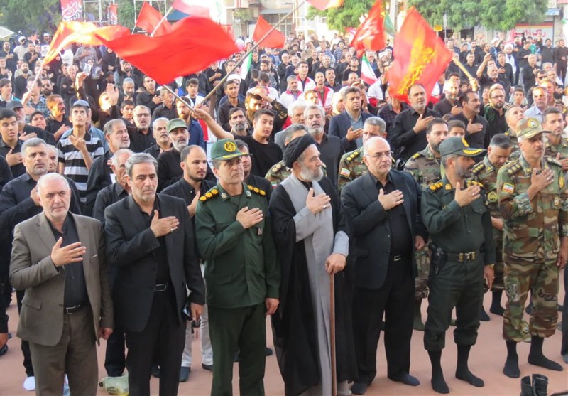 اخبار استان لرستان , استان لرستان , اخبار شهرستان بروجرد , بدرقه آقای شهید ایران , تشییع آیت‌الله‌العظمی سید علی خامنه‌ای , شهید امام خامنه ای (ره) , 