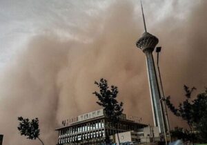 هشدار نارنجی برای تهران؛ احتمال رخداد طوفان گرد و خاک