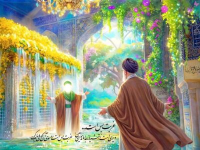 پایان یک بدرقه تاریخی؛ پیکر قائد شهید در حرم امام رضا(ع) آرام گرفت