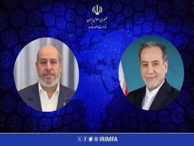 پیام تبریک عراقچی به رئیس جدید دفتر سیاسی حماس