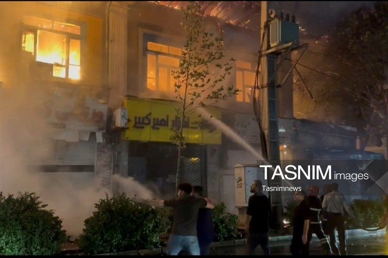 اخبار استان گلستان , اخبار گرگان , آتش‌سوزی , بازار , 