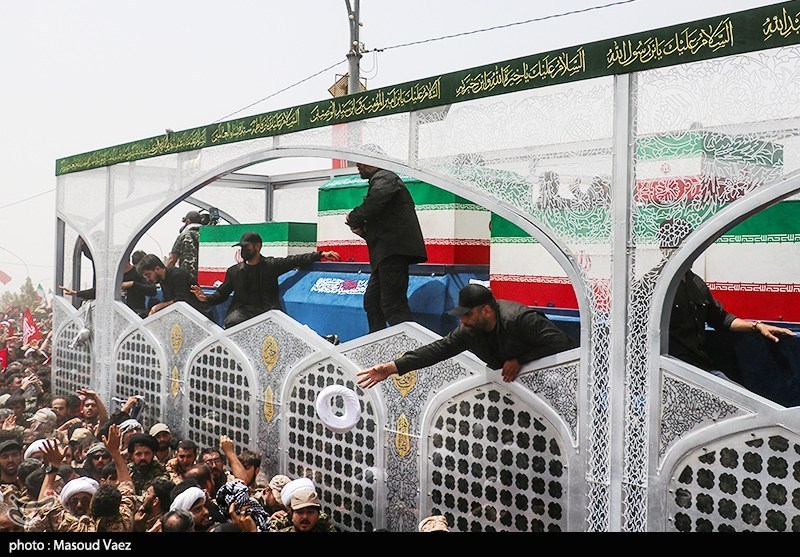 شهید امام خامنه ای (ره) , اخبار قم , بدرقه آقای شهید ایران , تشییع امام شهید , تشییع رهبر شهید , 