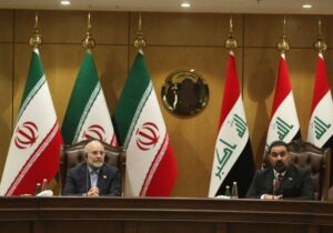 دیدار قالیباف و هیئت پارلمانی ایران با رئیس و نمایندگان مجلس عراق