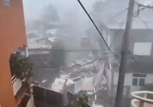 طوفان شدید در جنوب غرب فرانسه؛ برق ۷۵۰۰ خانه قطع شد