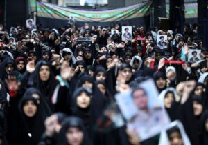 مراسم عزاداری اربعین هیأت‌های دانشجویی در جوار محل شهادت رهبر انقلاب