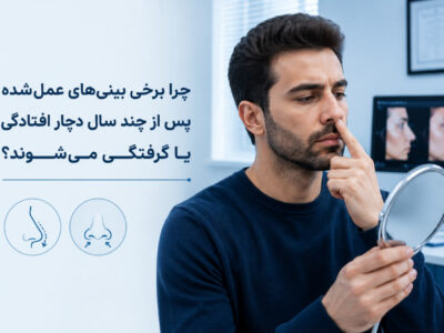 چرا برخی بینیهای عملشده پس از چند سال دچار افتادگی یا گرفتگی میشوند؟