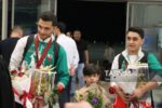 استقبال پرشور جامعه کاراته استان کرمان از نایب‌قهرمانان آسیا