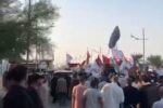 اعتراضات در بصره علیه محدودیت پروازها میان عراق و ایران 