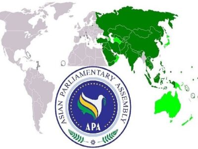 انتخاب ۷ نفر از نمایندگان برای عضویت در مجمع مجالس آسیایی (APA)