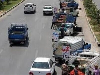 بساط دستفروشان در محور بجنورد ـ آشخانه/ دادستانی هشدار جدی داد