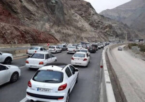 ترافیک نیمه‌سنگین در چالوس، هراز و آزادراه قزوین ــ تهران