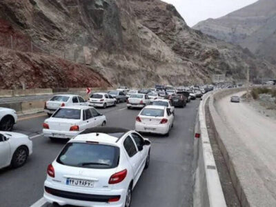 ترافیک نیمه‌سنگین در چالوس، هراز و آزادراه قزوین ــ تهران