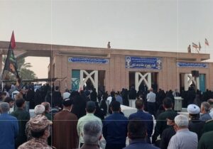 تشییع حماسی پیکر شهید محمدجعفر رادبوی در دشتستان
