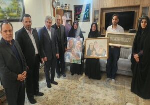 دیدار تعدادی از نمایندگان مجلس با خانواده شهیدان عسگری