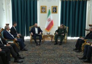 دیدار سرلشکر محسن رضایی و بافل طالبانی در تهران