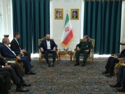 دیدار سرلشکر محسن رضایی و بافل طالبانی در تهران
