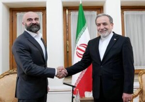 دیدار و گفتگوی رئیس اتحادیه میهنی کردستان عراق با عراقچی