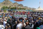 زاهدان پیکر شهید مولوی گرگیج را با پیام وحدت بدرقه کرد+ عکس